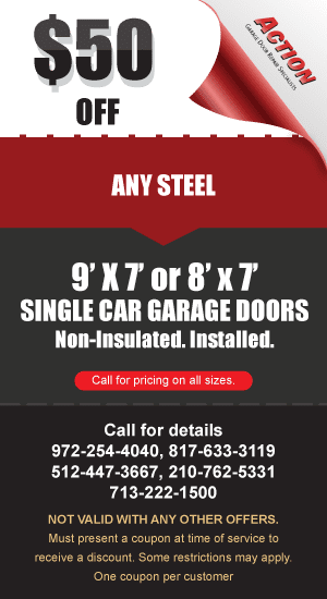 50 off Steel Single Car Garage Doors